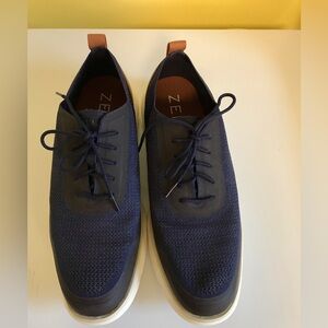 Cole Haan zerogrand omni  lace up sneaker Marine blue mens size 10.5 MINT